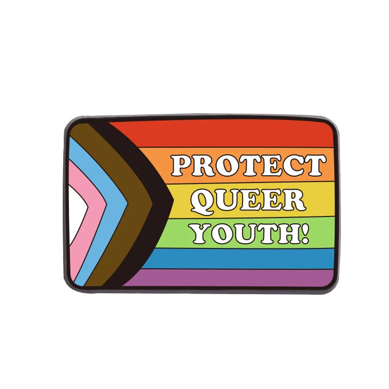 Funny Quote Enamel Pins Positive Saying Pop Music Rock Band LGBT Rainbow Brooches Lapel Badge Funny Jewelry Gifts for Friends Quick Pick Grocers